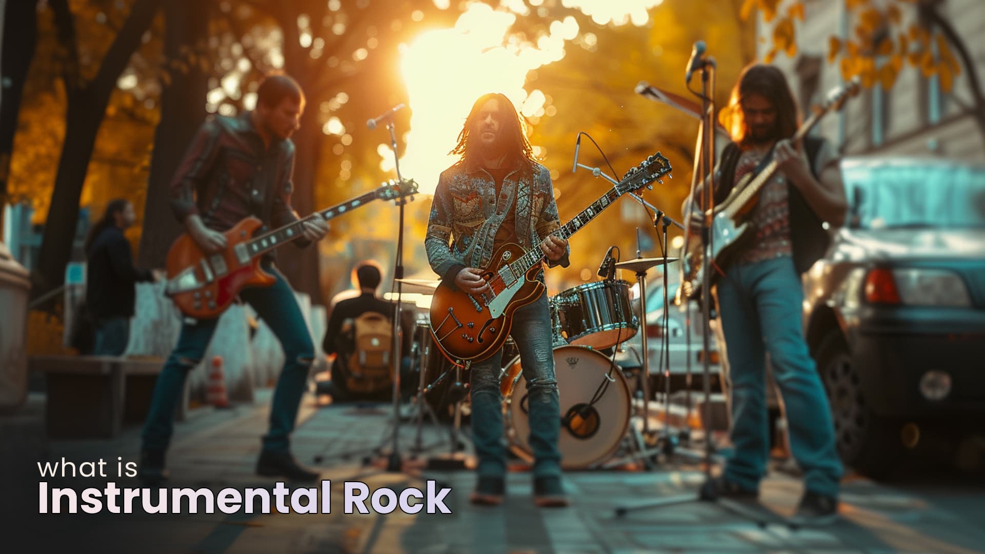 This is the featured image of the Instrumental Rock blog article.