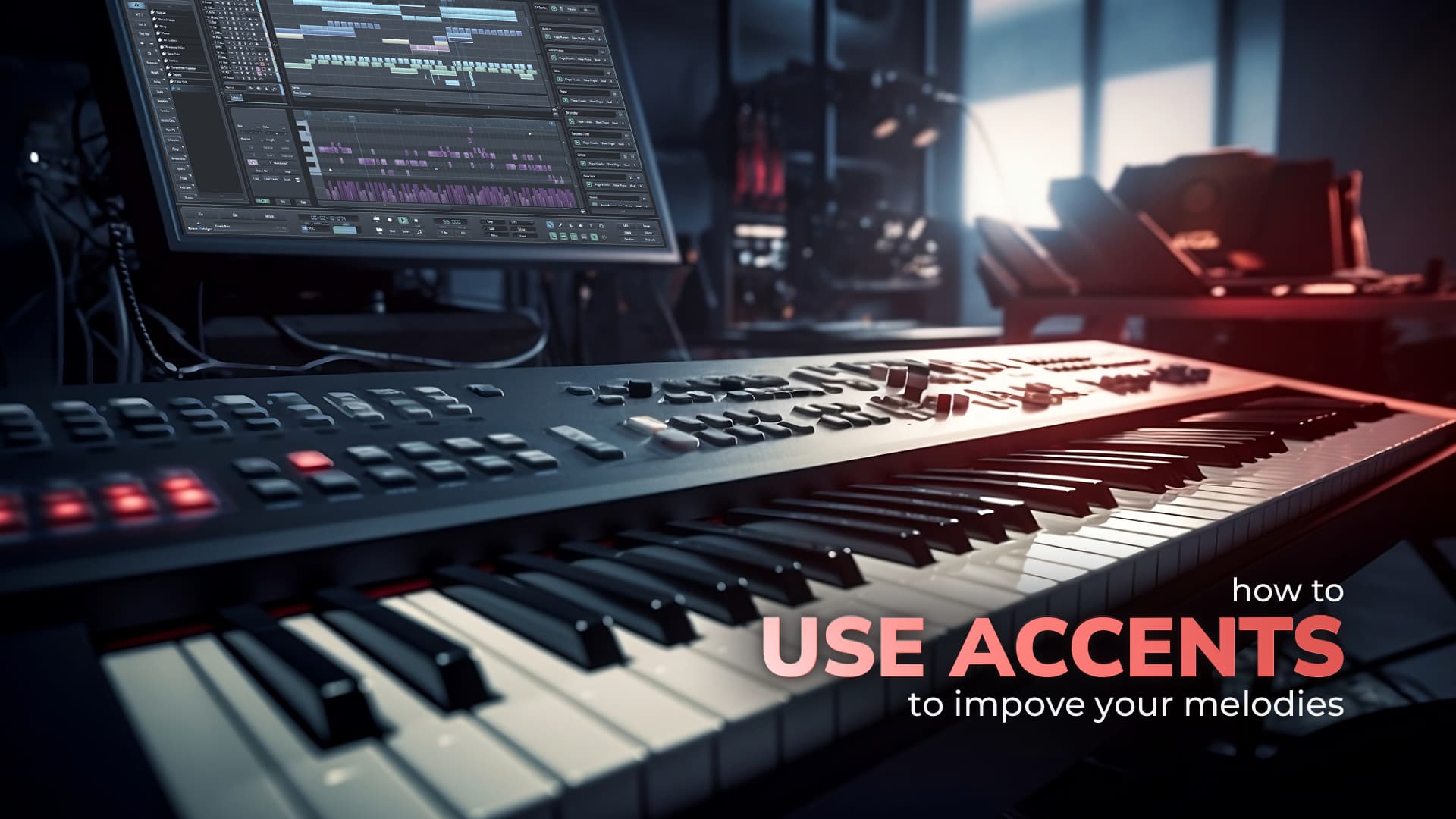 This is the featured image of the Use Accents To Improve Your Melodies blog article.