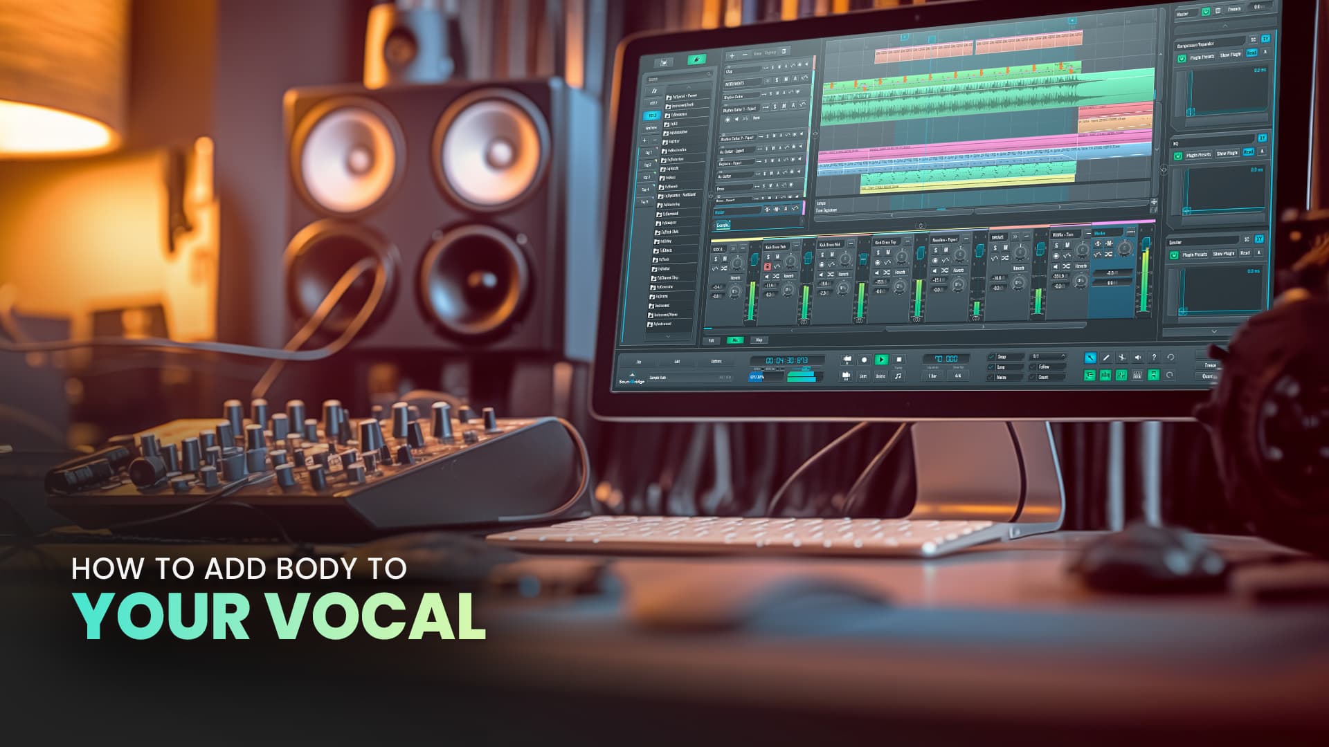This is the featured image of the Add Body to Your Vocal blog article.