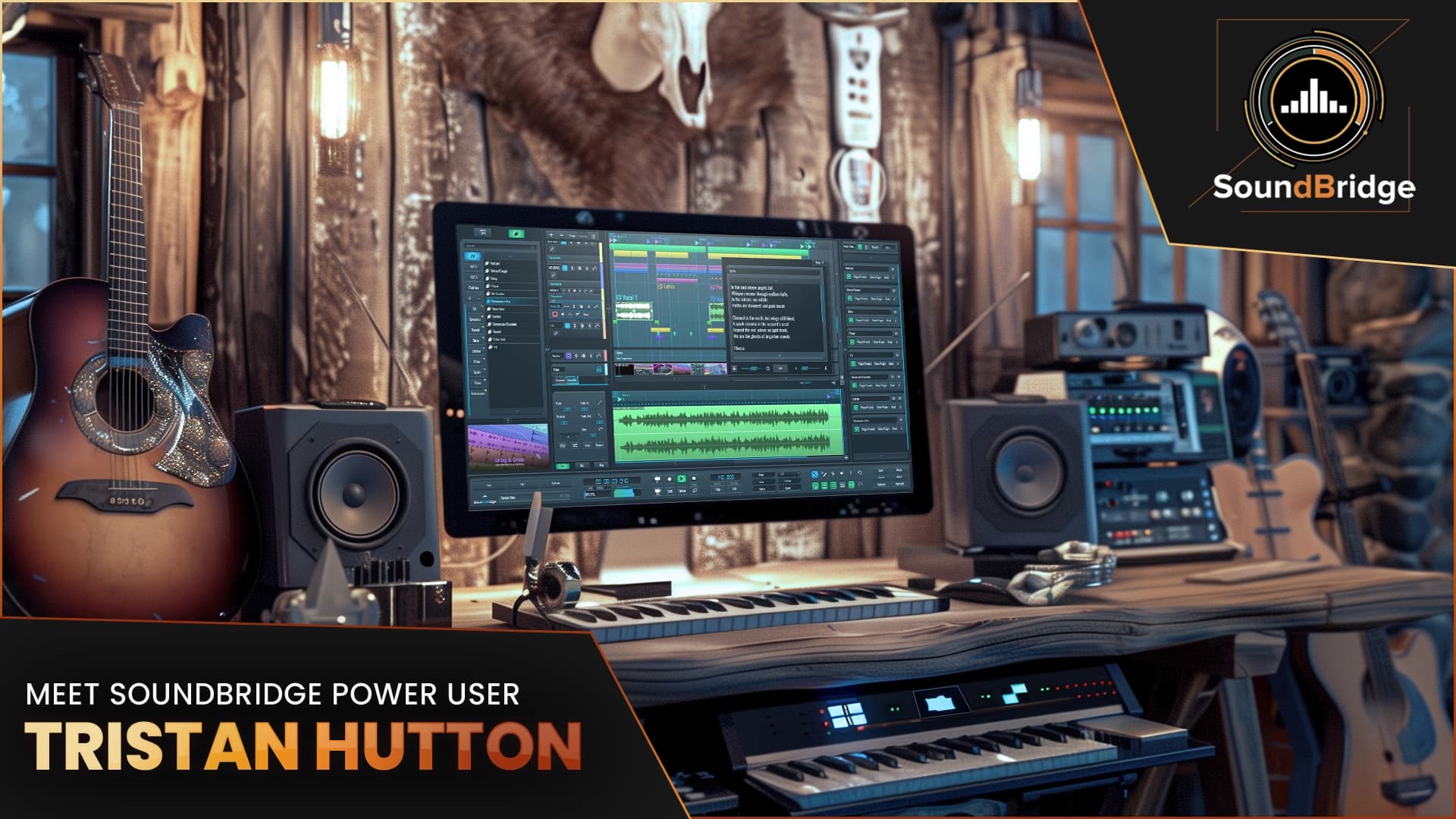 This is the featured image of the Meet SoundBridge Producer Tristan Hutton blog article.