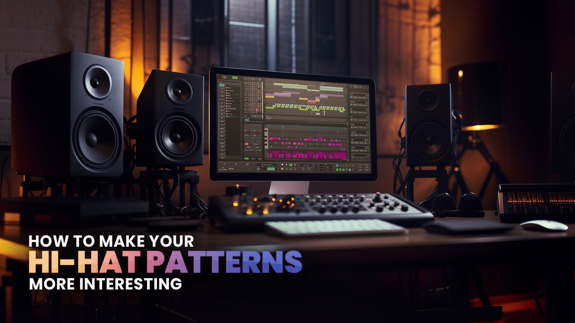This is the featured image of the Make Your Hi-Hat Patterns More Interesting blog article.